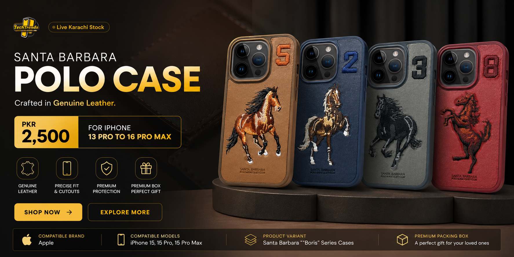 Santa Barbara Polo Case — Tech Trends Mobile Accessories Karachi
