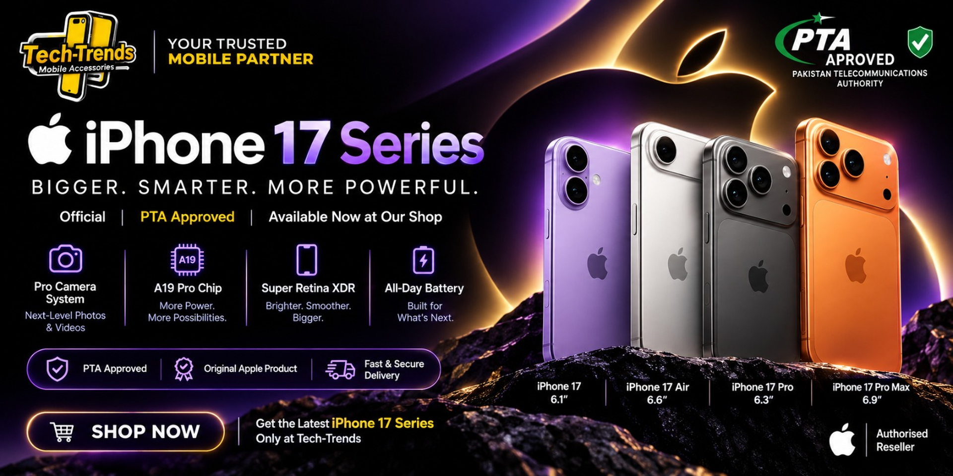 Apple iPhone 17 Pro Official Flagships — Tech Trends Mobile Accessories Karachi
